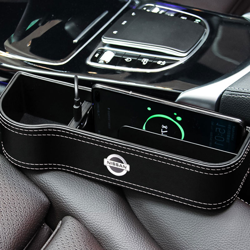 Handy Wireless Super Fast Charging Car Seat Organizer