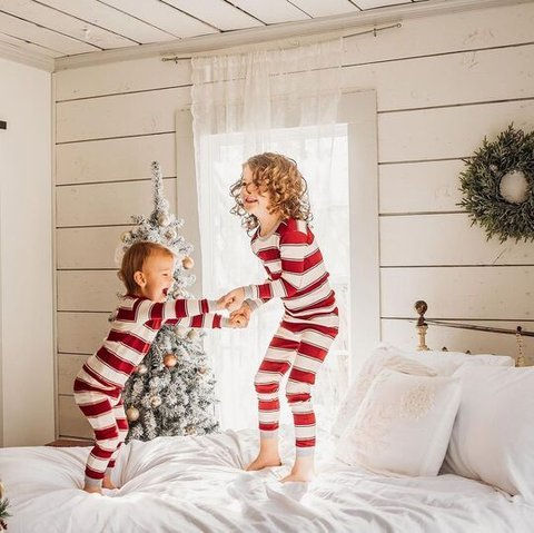 2021 best Christmas family pajamas 2-piece set