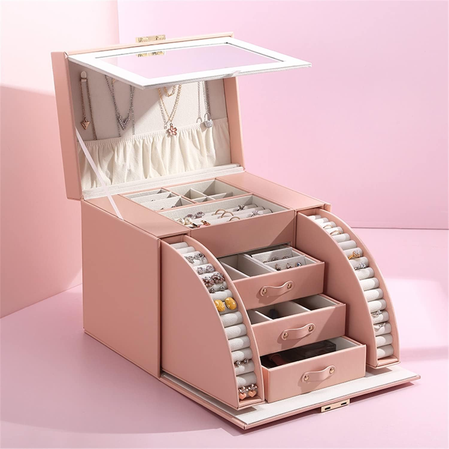 Senior Leather Box Organizer for Women Girls