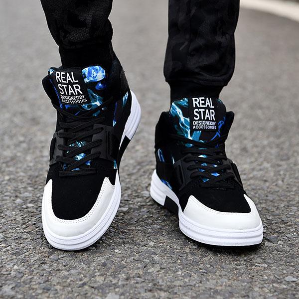 Chicinskates Men's Fall Casual Colorblocking Sneakers