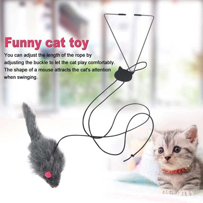 Hanging Door Bouncing Mouse Cat Toy