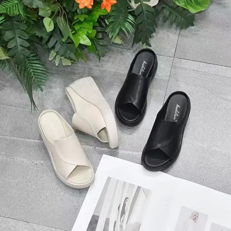 ⏰LIMITED TIME OFFER: 60% OFF-WOMEN'S ITALIAN SOFT LEATHER PLATFORM SLIPPERS