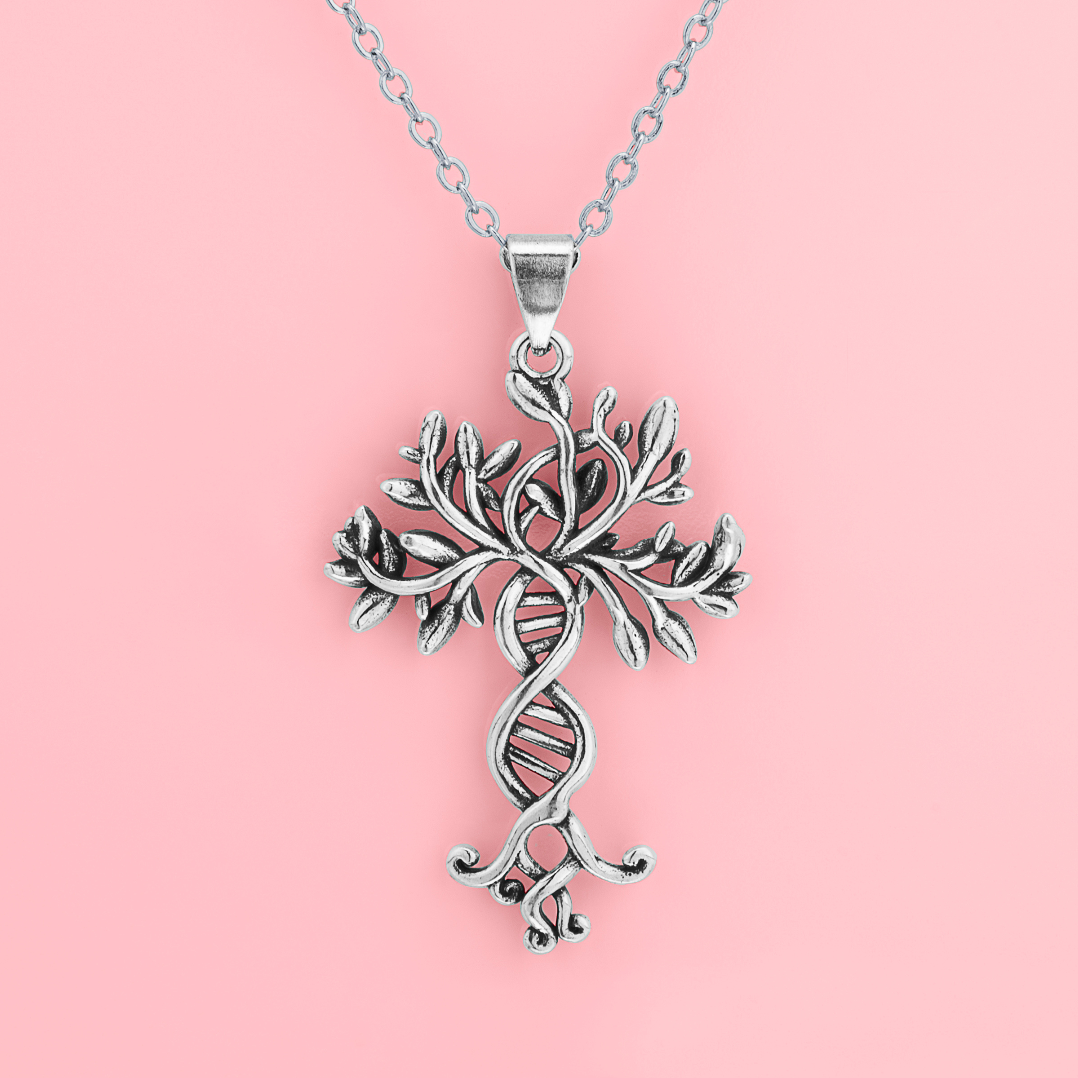 Vintage Tree of Life DNA Necklace