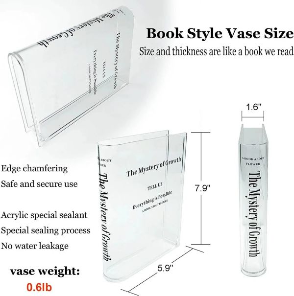 Books About Flowers - Book Vase (🔥Last Day 50%OFF🔥）