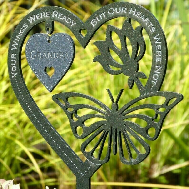🔥Last Day 75% OFF🔥 - Memorial Gift Butterfly Ornament Garden Plaque