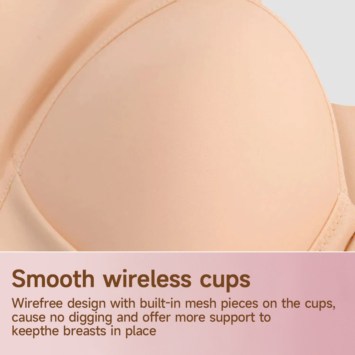 Helen Bra®-SEAMLESS FRONT CLOSURE WIRE-FREE 5D SHAPING PUSH UP COMFORT BRA (BUY 1 GET 2 FREE)-SKIN+BLACK+PINK