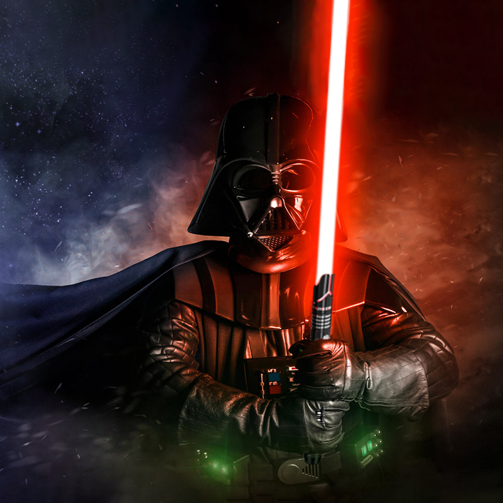 Mandalorian Inspired Lightsaber With Color Changing Blade & Realistic Sound Effects For Cosplay