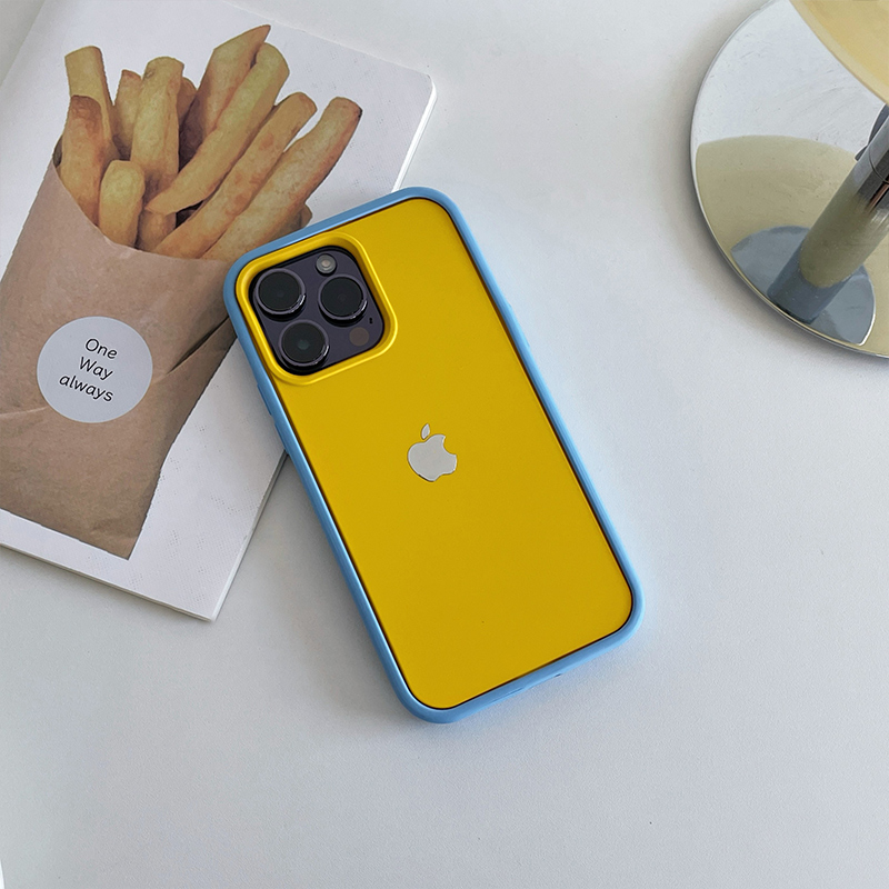 Simple Color Contrast 2 In 1 Case Cover for iPhone