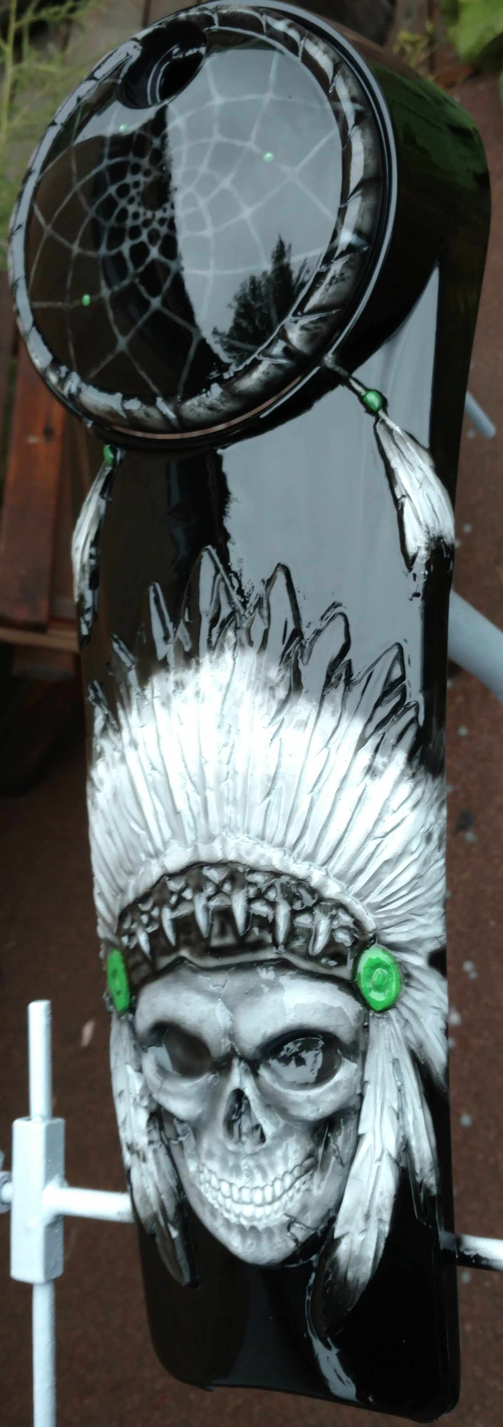 Harley Motorcycle Harley Indian Warbonnet Console