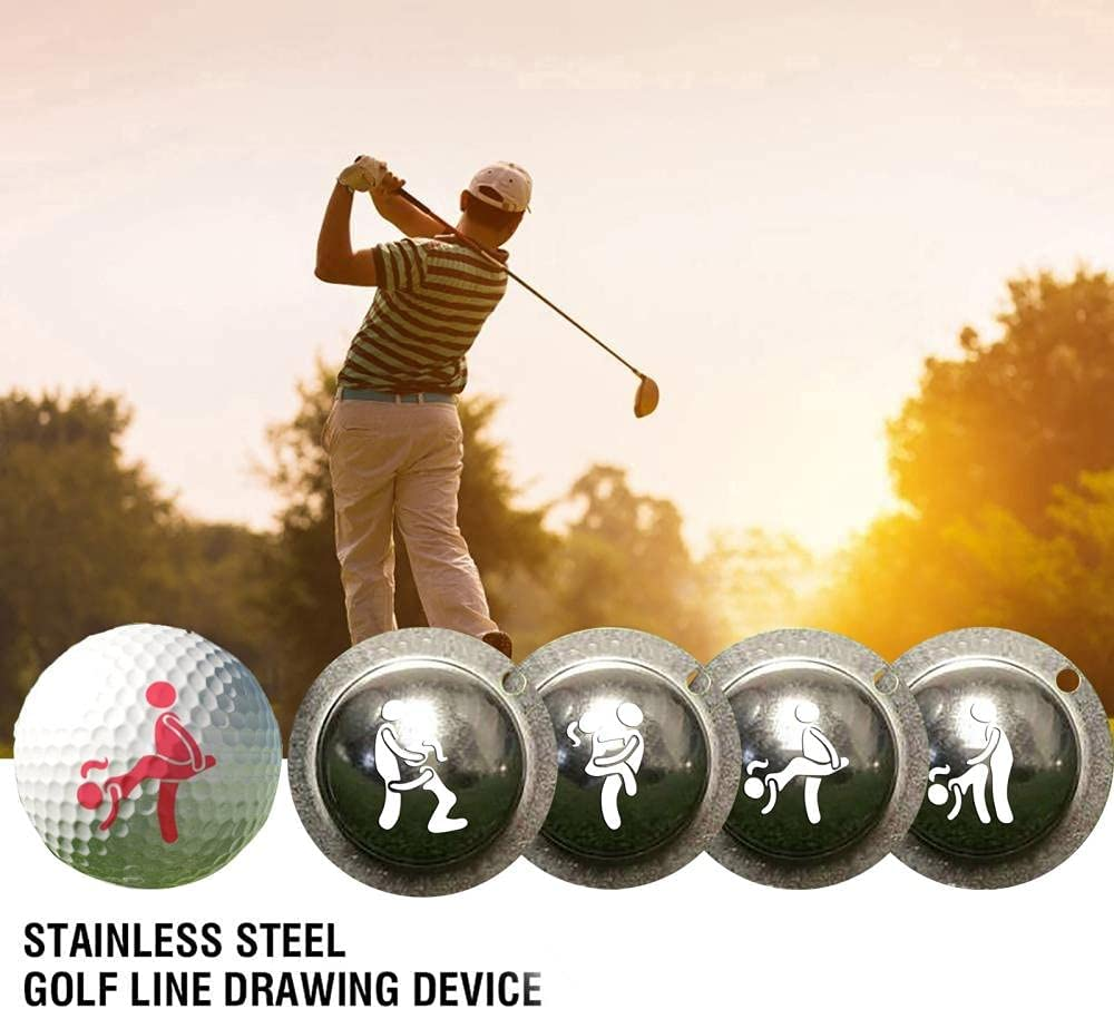 (⛳Buy 2 Get 10% OFF) Stainless Steel Golf Ball Marker