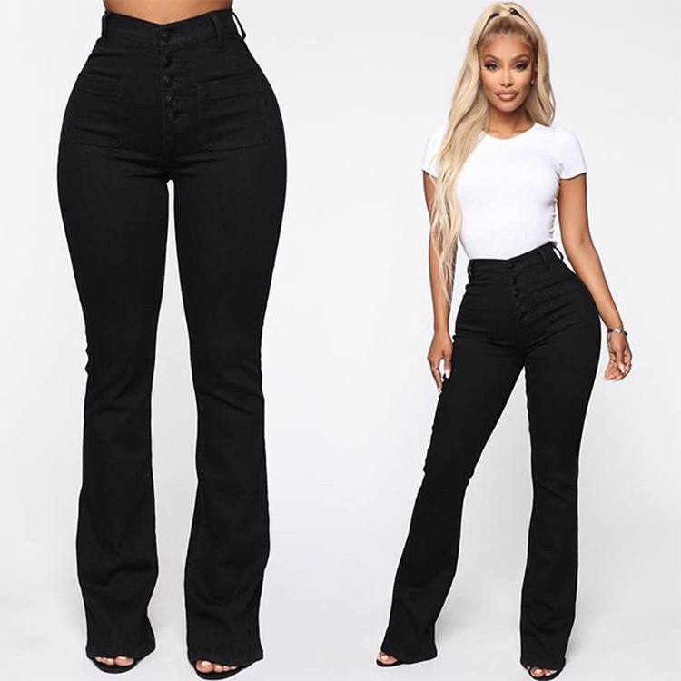 Button Fly Booty Shaping High Waist Flare Jeans🔥(Buy 2 Free Shipping）