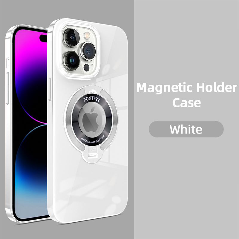 Simple Design Magnetic Stand Case Cover for iPhone