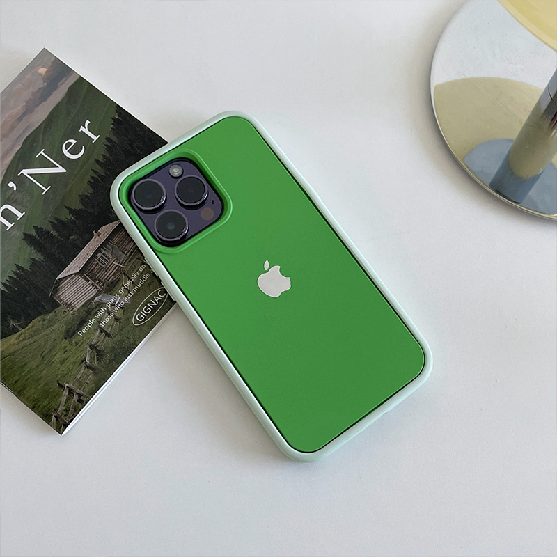 Simple Color Contrast 2 In 1 Case Cover for iPhone