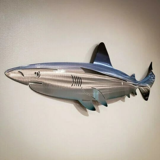 🦈Shark Metal Art | Wall Decor, Christmas Gift for Dad or Fisherman