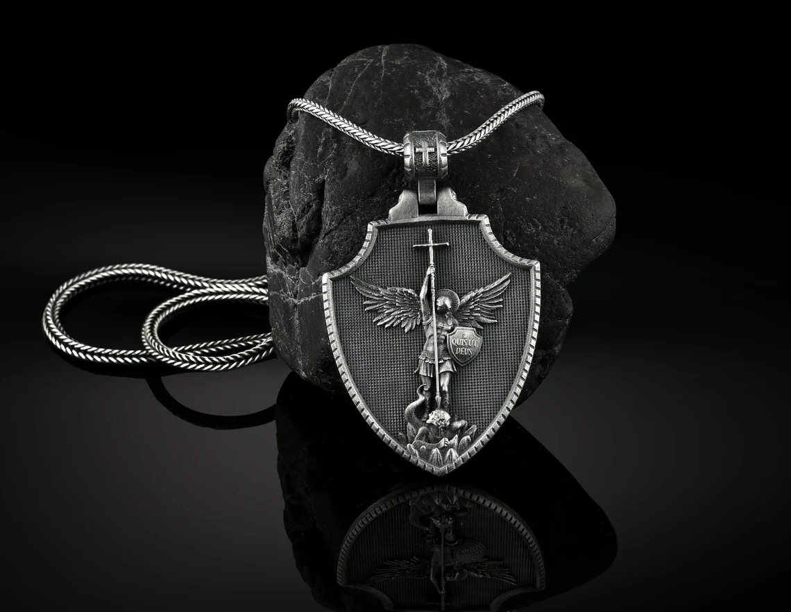 Michael's Archangel Shield Necklace