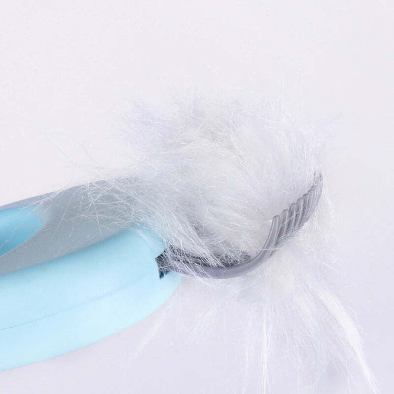 Cat Hair Removal Massaging Shell Comb