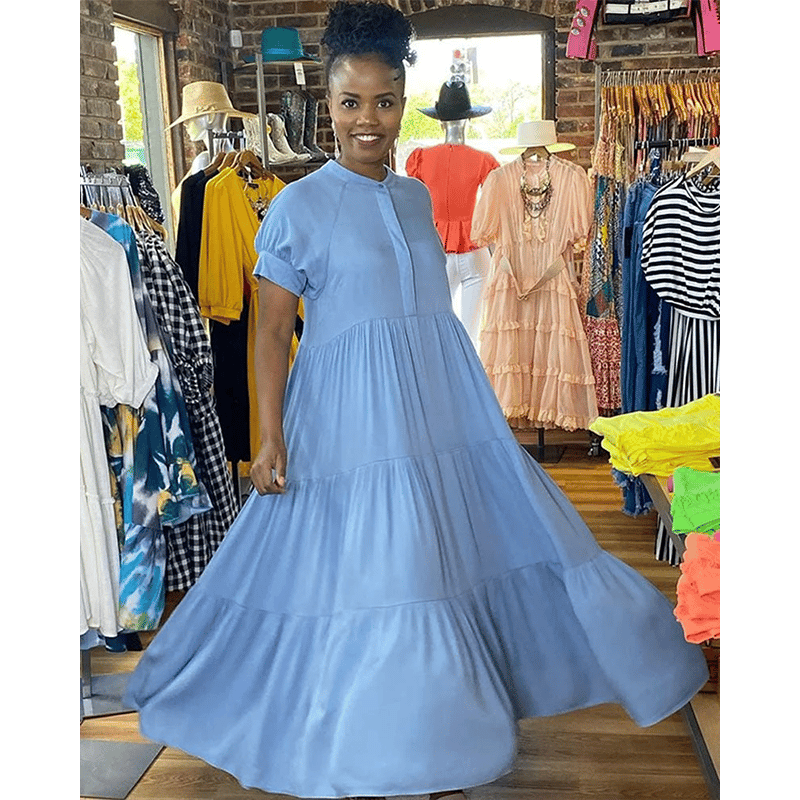 🔥Last Day Promotion 49% OFF🔥Tiered Midi Dress - Buy 2 Free Shipping