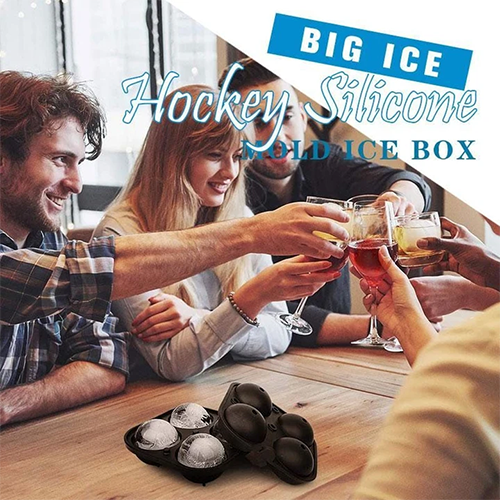 🔥Big Ice Hockey Silicone Mold Ice Box