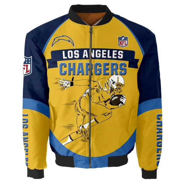 LOS ANGELES CHARGERS BOMBER JACKET LAC007