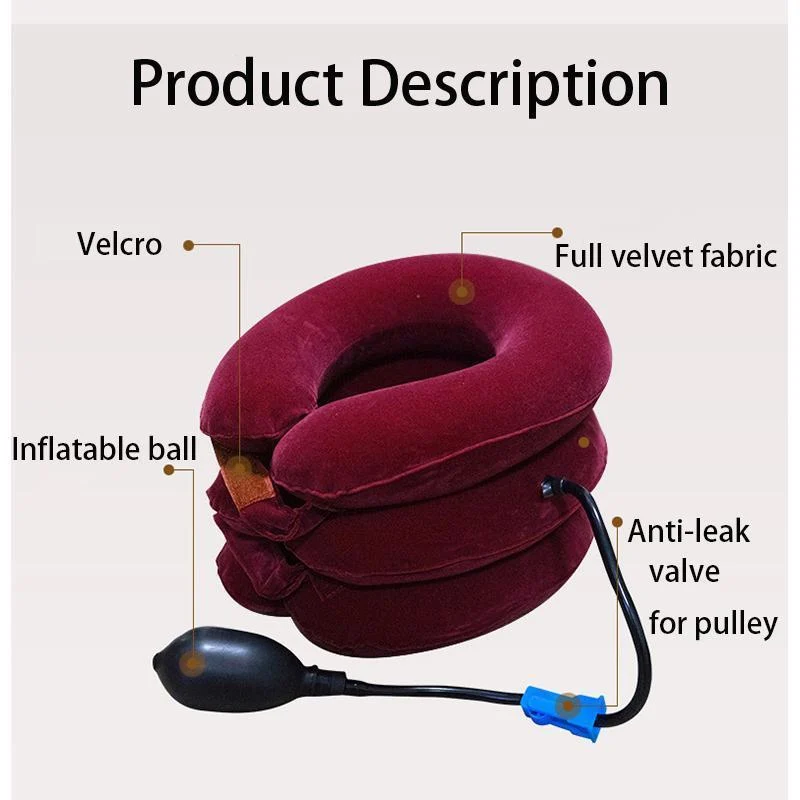 EasyRelief Inflatable Cervical Neck Traction Pillow-Buy 2 & Free Shipping