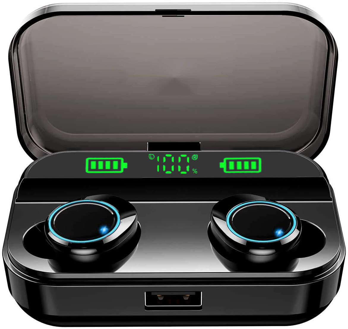 🔥Christmas Hot Sale [50% OFF Today Only] 3D Stereo Audio Touch Control Wireless Earbuds - 4000mAh Charging Case (Buy 2 Free shipping)