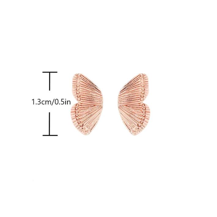 Butterfly Wings Earrings Simple Half Wing Stud Earrings