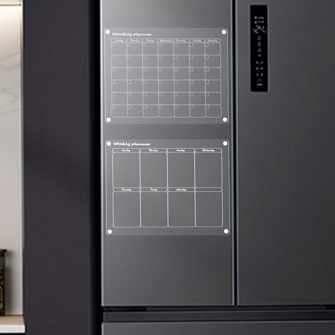 📆Magnetic Schedule Planner For Fridge【Permanently reusable】