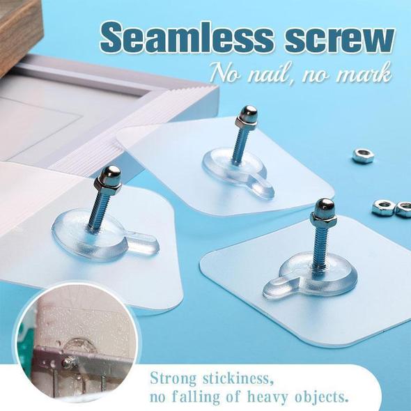 ⚡40% OFF LAST 2 DAYS - Nail Free Wall Screw Hooks - BUY 60 PACK FREE SHIPPING!