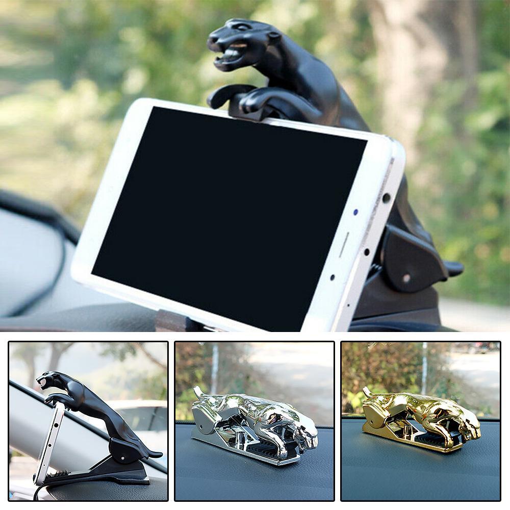360 Degree Car Leopard Form Dashboard Phone Holder