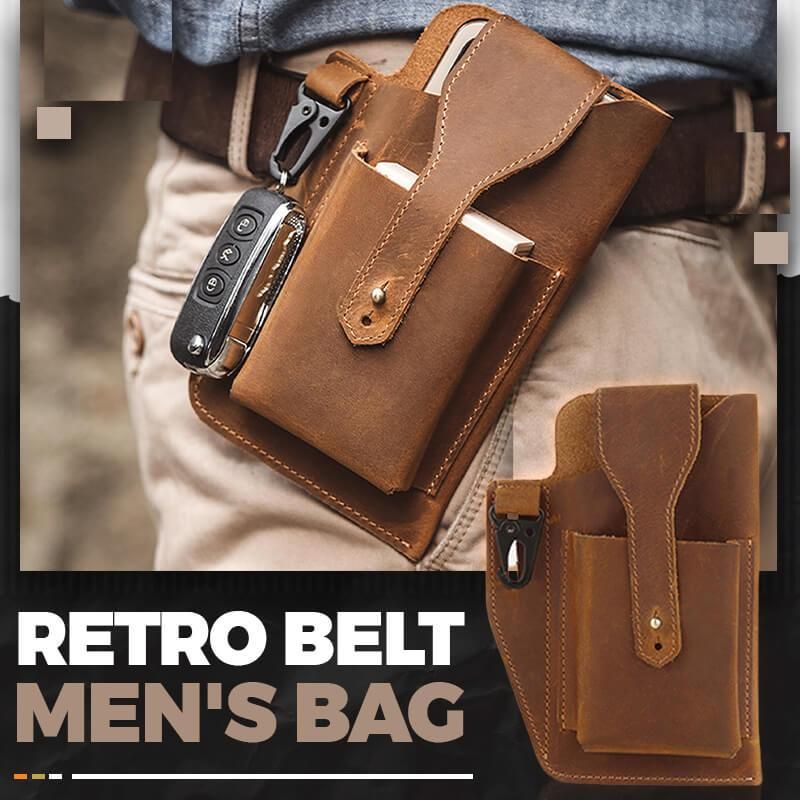 Genuine leather waist bag