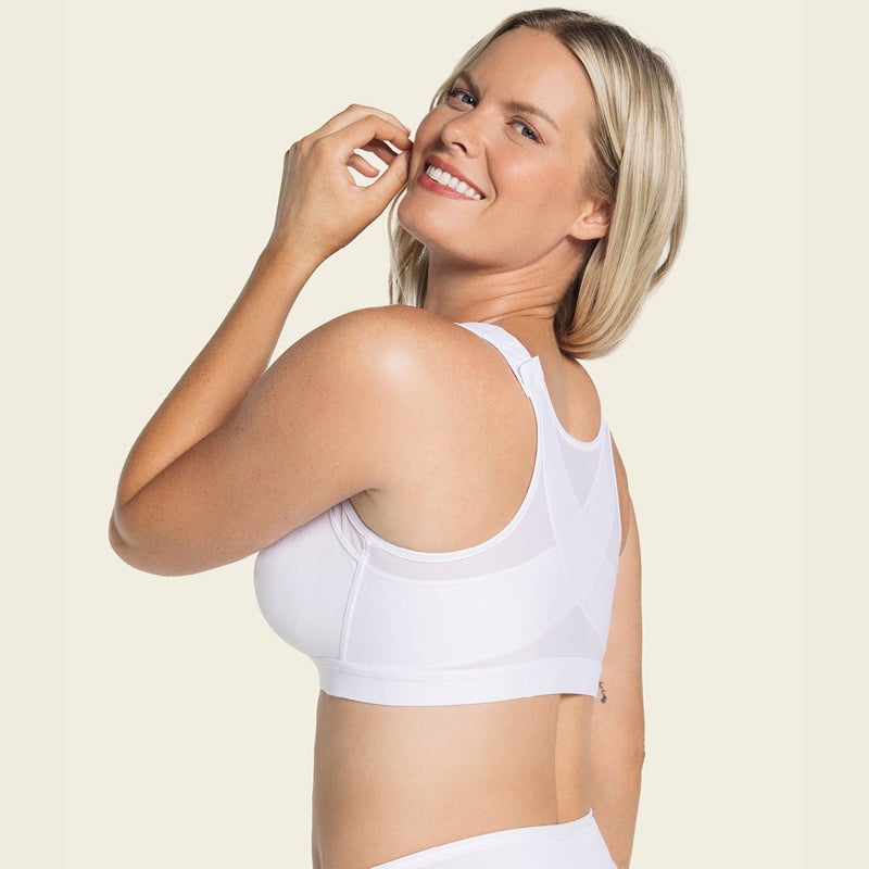Helen Bra-Gathering and Lifting Back Support Front Closure Bra (BUY 1 GET 2 FREE)-BEIGE+White+Black