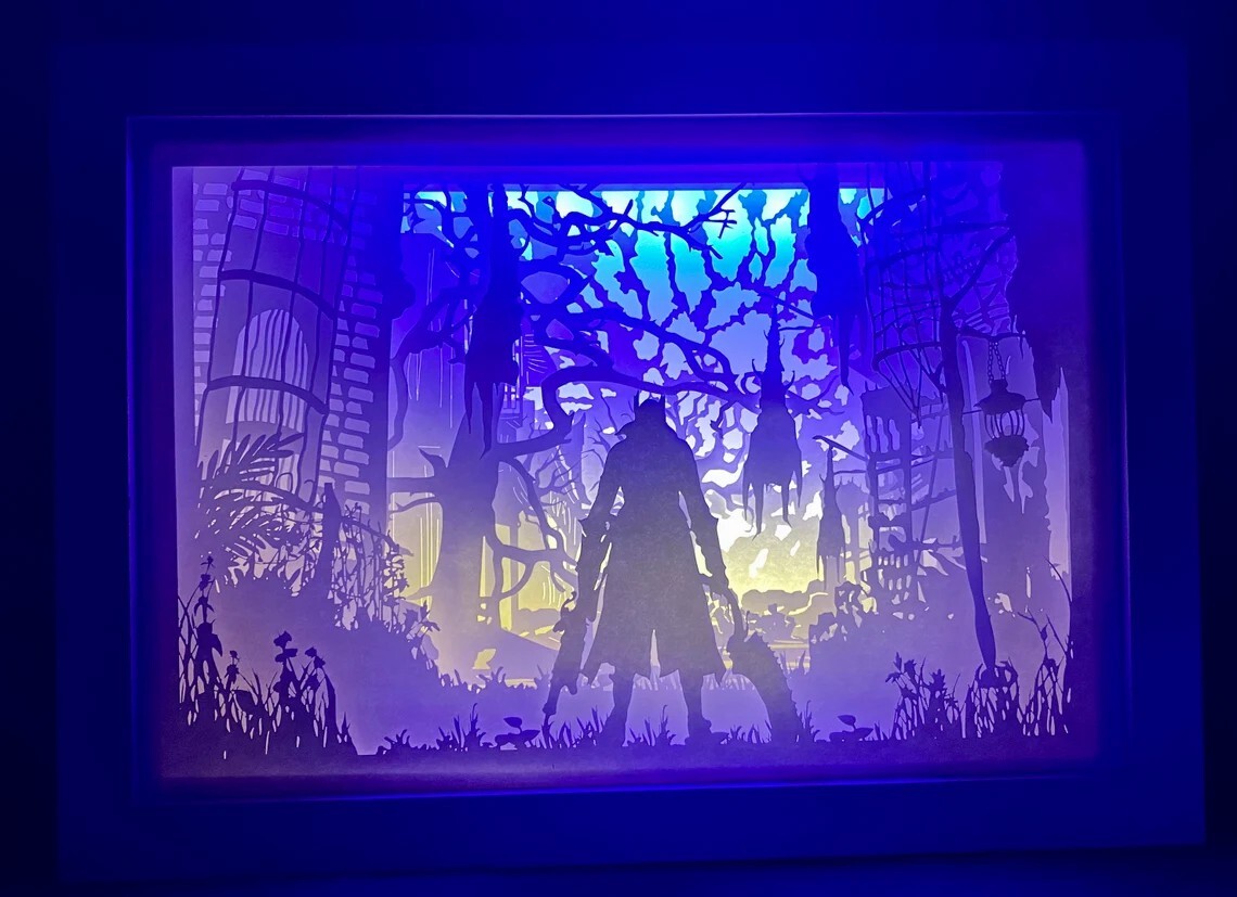 Hot! Deluxe Bloodborne 3D Light Box