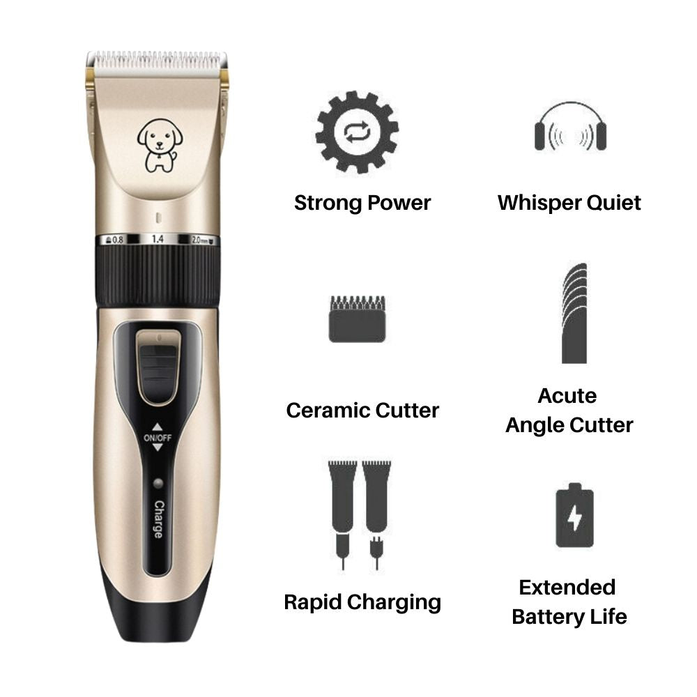 WhisperTrim ProTM The Silent Pet Grooming Solution