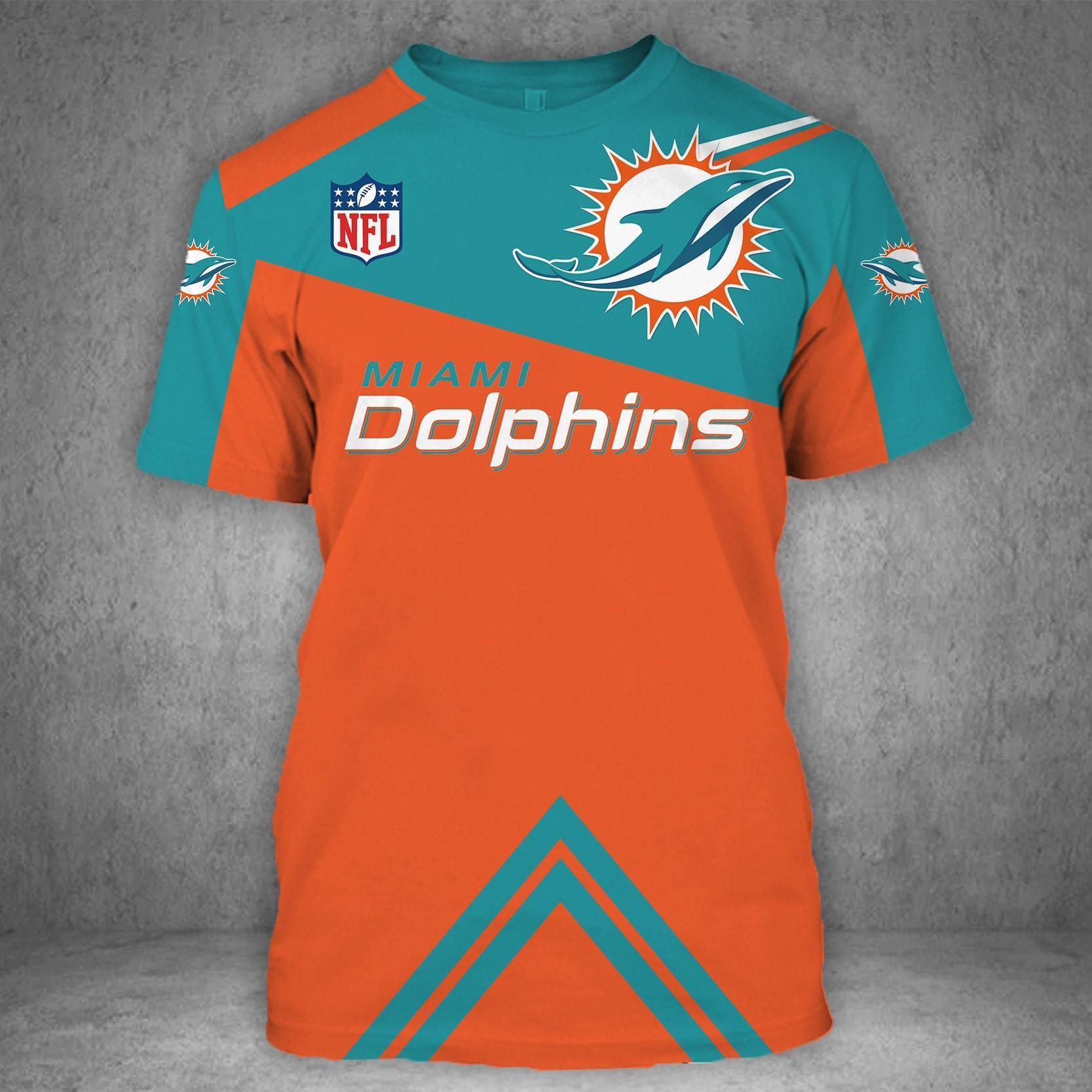 MIAMI DOLPHINS LOVE HOODIE 3D VIP 83
