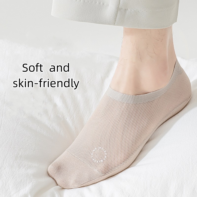🔥SUMMER SALE-40% OFF  Men Invisible  Socks  Non Slip Short Socks