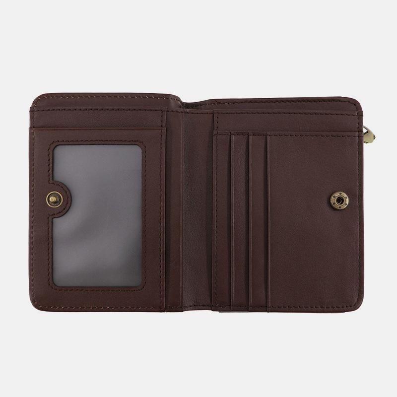 RFID Real Leather Retro Wallet
