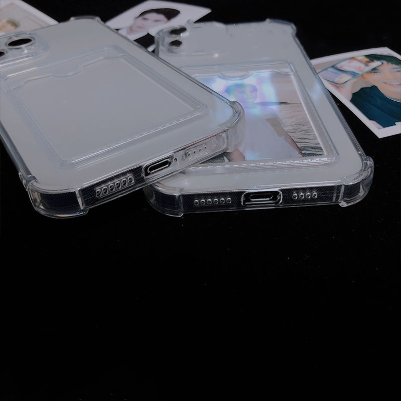 Drop-proof Transparent Simple Case Cover For iPhone