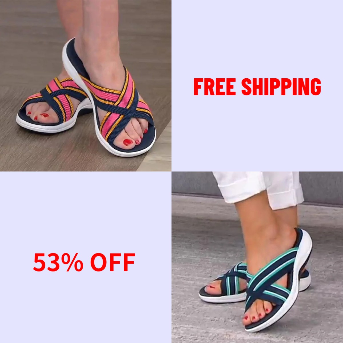Buy 2 Free Shiping🔥Casual Women Breathable Comfy Shoes