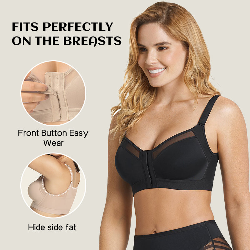 Comfort Posture Corrector Bra with Contour Cups Bra-EARLY BLACK FRIDAY SALE-BEIGE+White+Black (3-PACK BRAS ONLY $19.99)