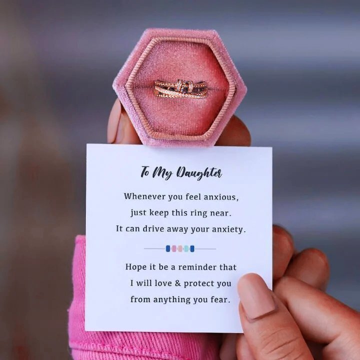 💓For Daughter- Drive Away Your Anxiety Fidget Rings 🎁💕
