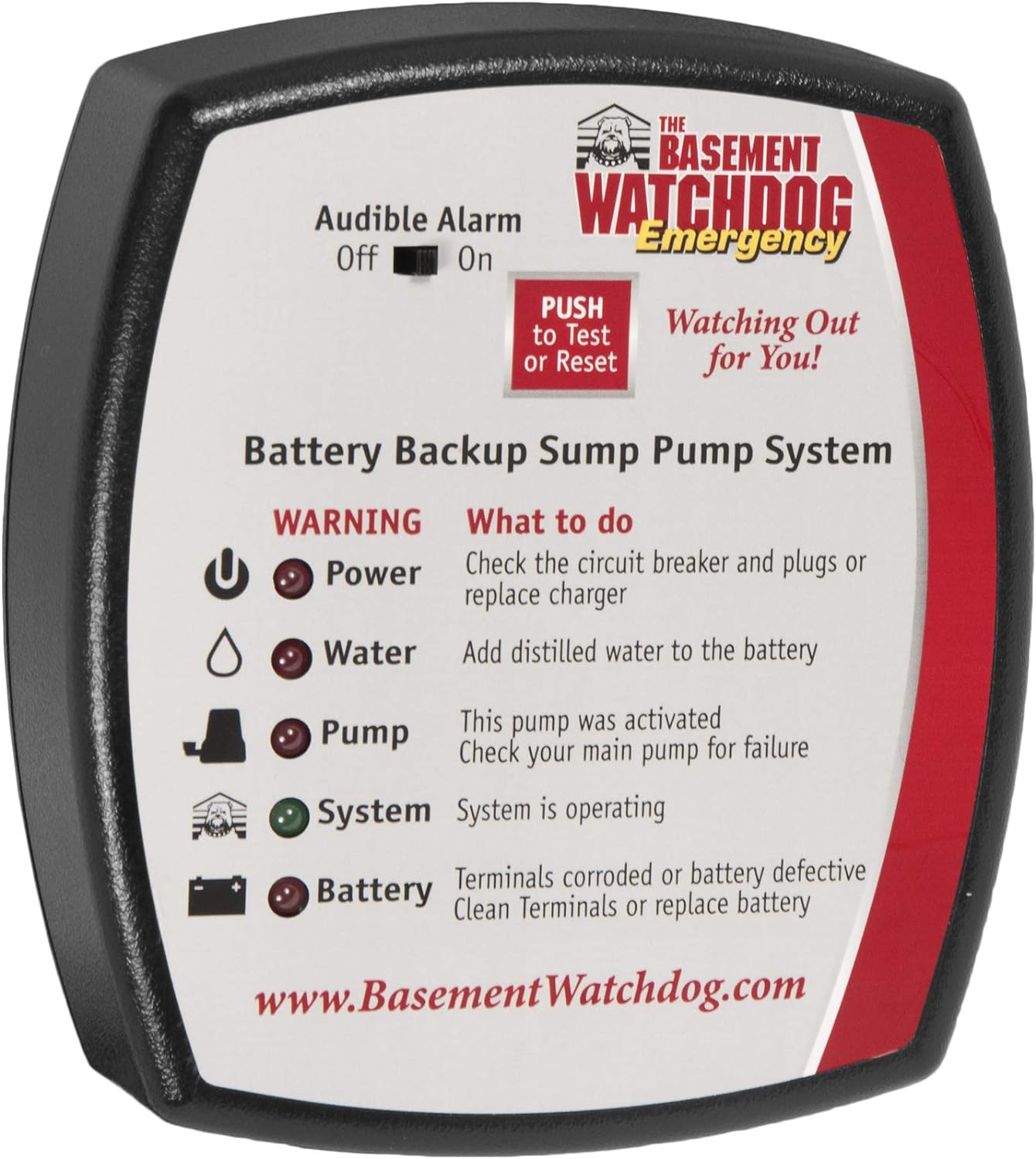 Basement Watchdog Emergency Back-Up Sump Pump