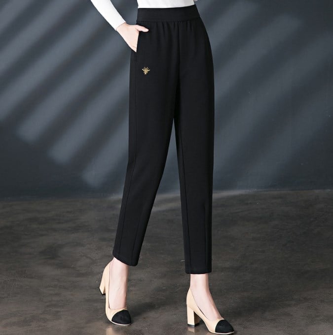 Loose-fitting high-waisted slacks—(Buy 2 pieces for free shipping)