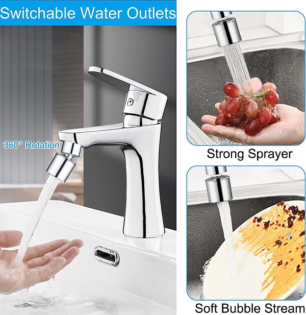 （BUY 2 SAVE 25%🔥 ) 360° Swivel Kitchen Sink Aerator