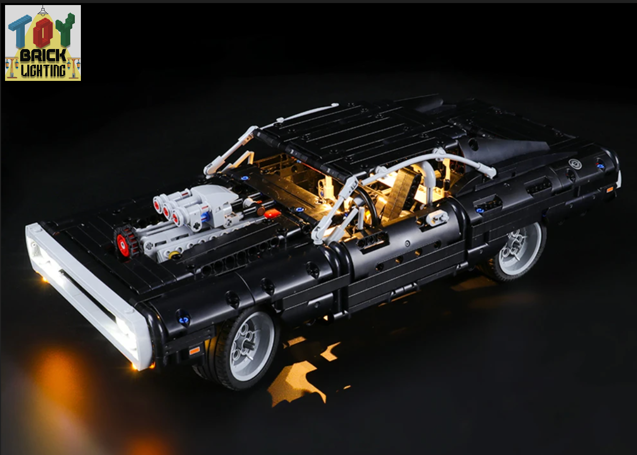 LED Light Kit for LEGO® Dom's Dodge Charger (42111)