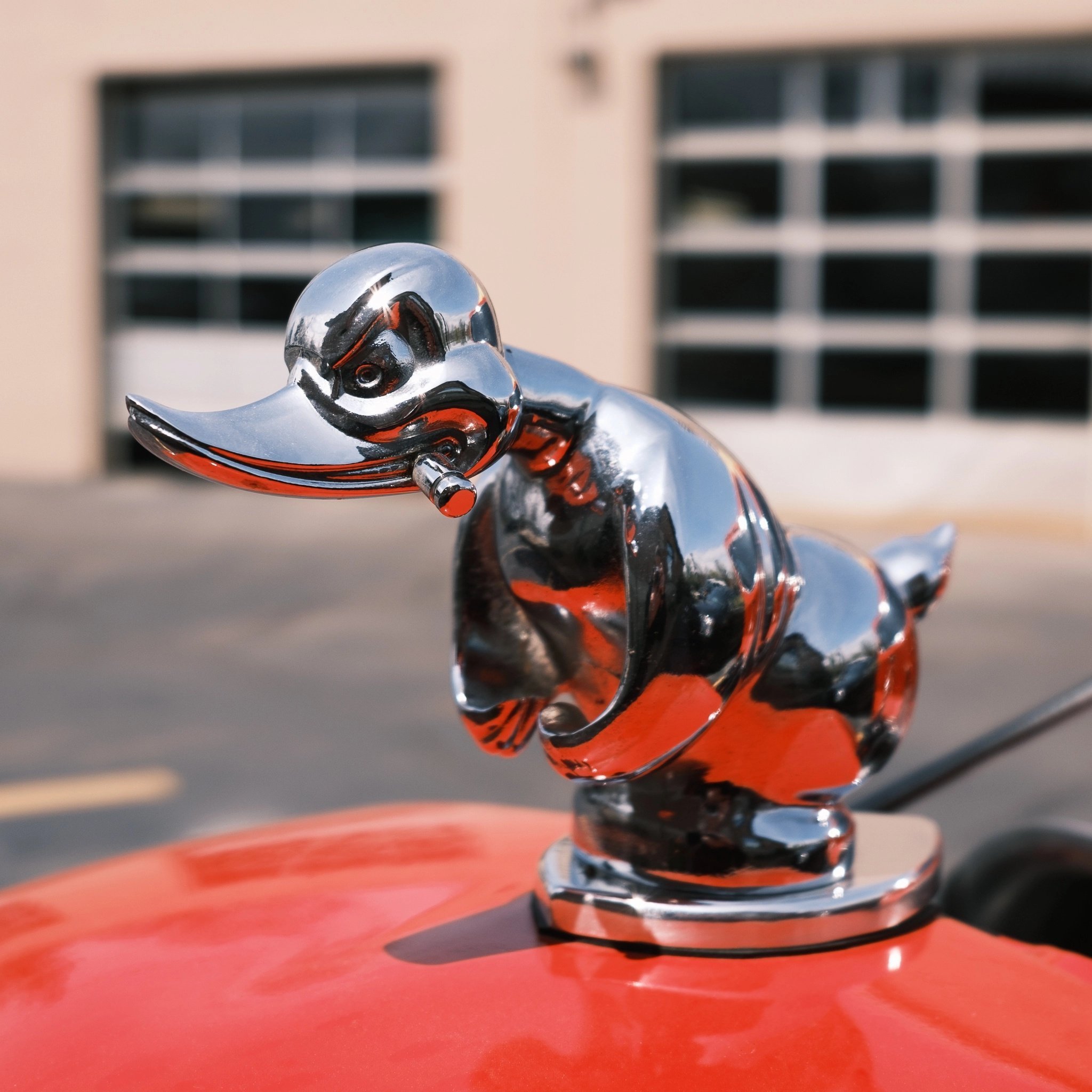 Angry Rubber Duck Hood Ornament Death Proof
