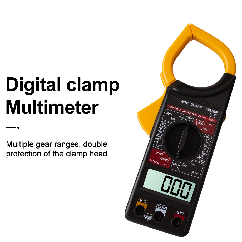 DT266C High-precision Automatic Clamp-on Digital Current Universal Meter With Buzzer