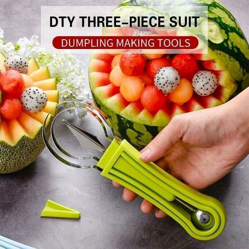 (Summer Hot Sale 50% OFF)4 in 1 Stainless Steel Fruit Tool Set-Buy3 Free Shipping