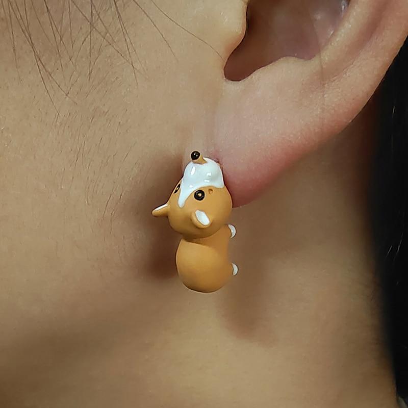 Buy 2 Get 1 Free!! 2022 Girl Cute Animal Bite Earrings