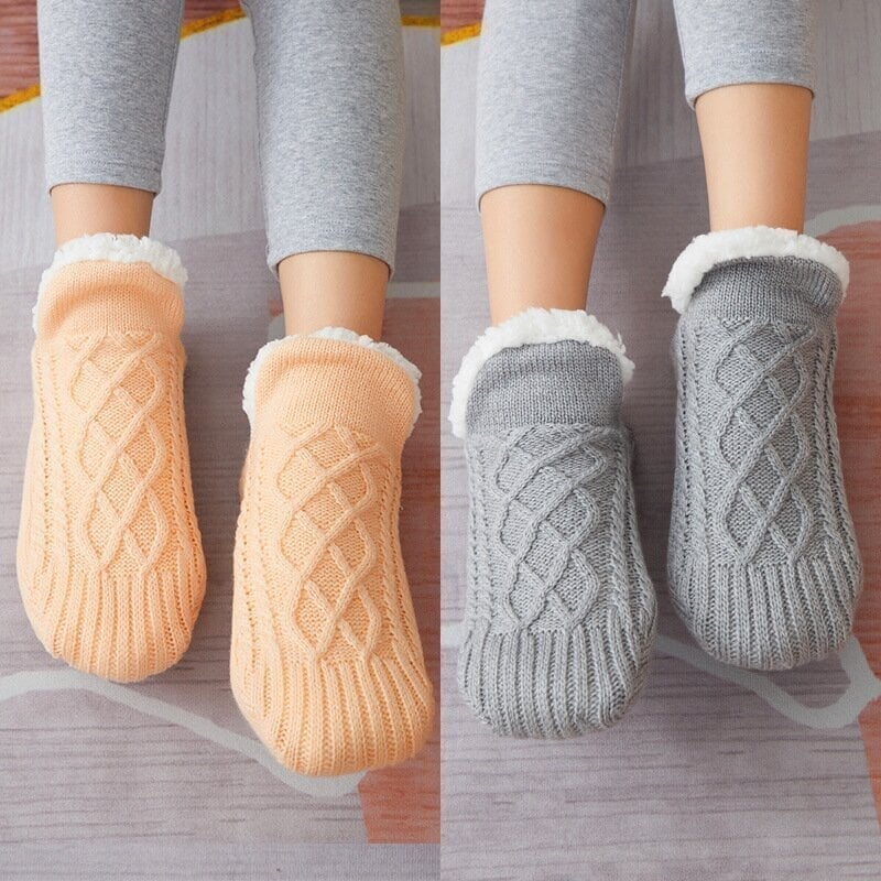 Indoor Non-slip Thermal Socks✅ Bye to Numbness, Pain and Swelling ✅ Foot issues and sensitive feet ✅ Help increase blood flow and circulation.