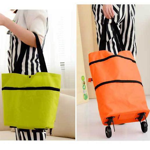 Portable Folding Retractable Tugboat Shopping Bag